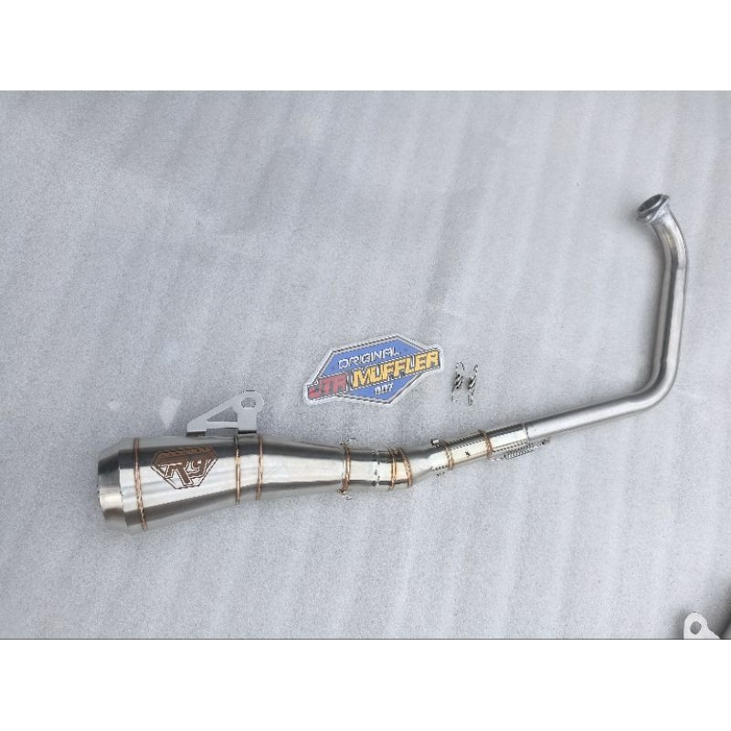 KNALPOT RACING UNDERBELLY XSR 155 R15 GSX R150 XABRE VIXION CBR 150R SILINCER R9 GP SERIES