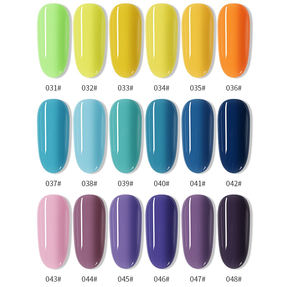Set Peralatan Manikur Seni Kuku Set Kutek Gel Lampu Kuku Uv 36W 4 Warna Cat Kuku Gel -