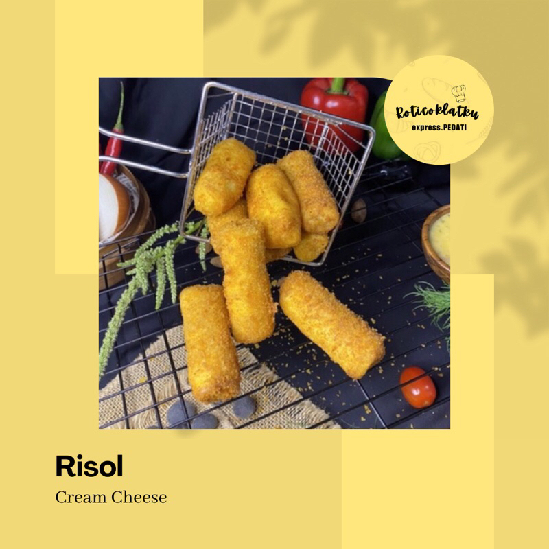 

RISOL CREAM CHEESE PREMIUM ISI 15PCS BY ROTICOKLATKU..EXPRESS