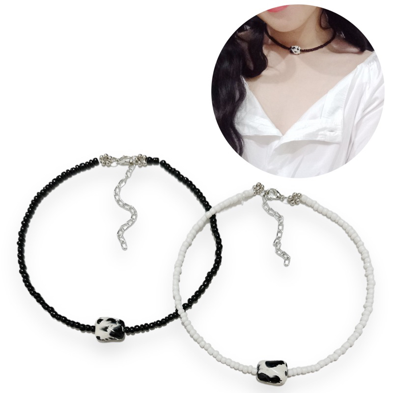 Gege Ethnic Beads Necklace Kalung Manik Etnik Boho Style