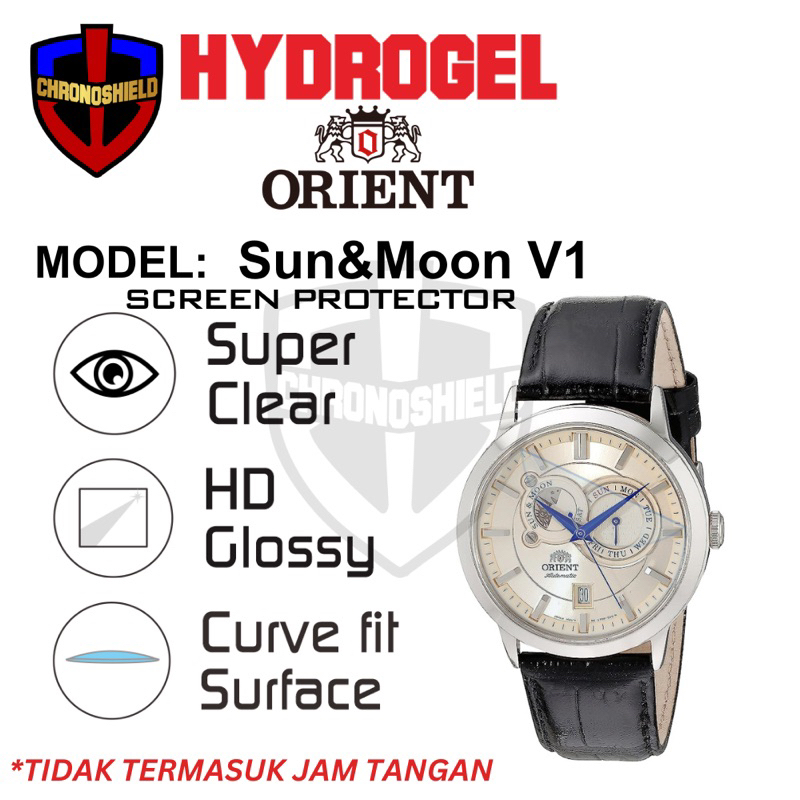 Antigores Jam Tangan ORIENT Sun and Moon HYDROGEL