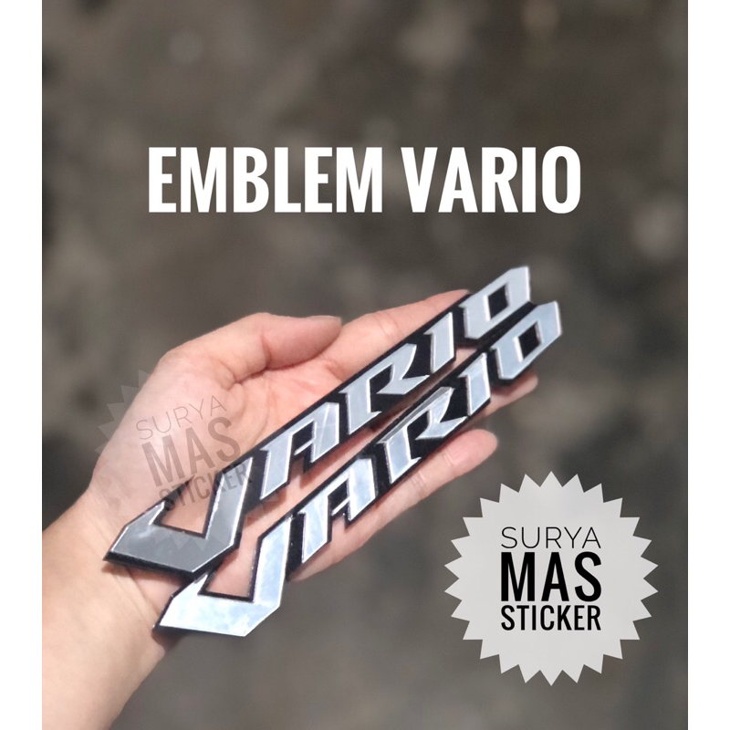 emblem vario honda arkilik sepasang motor