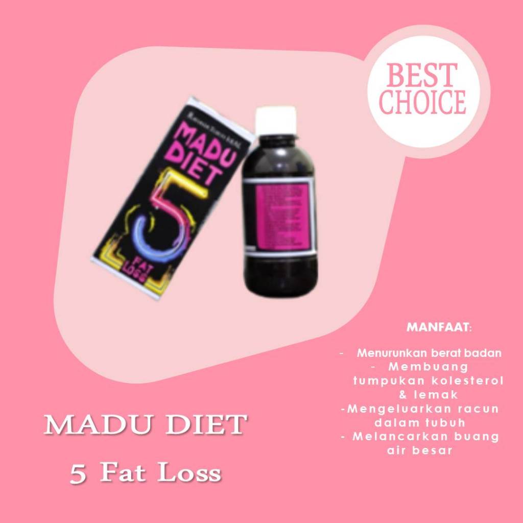 

Madu Diet 5 Fat Loss / Madu Diet Al Khodry / Madu Langsing