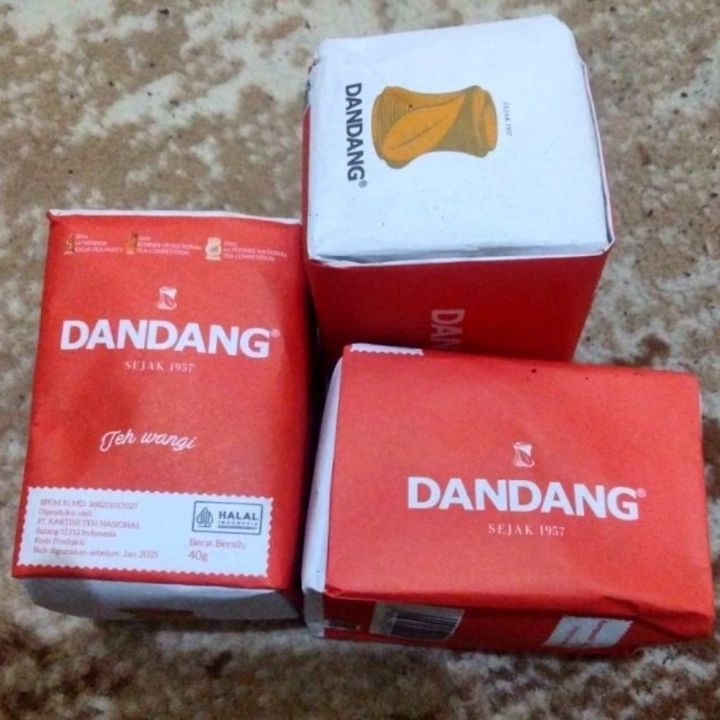 

TEH WANGI CAP DANDANG 1 BAL ( 1 PCS X 10 ) TUBRUK TEH - TEH CAP DANDANG MERAH