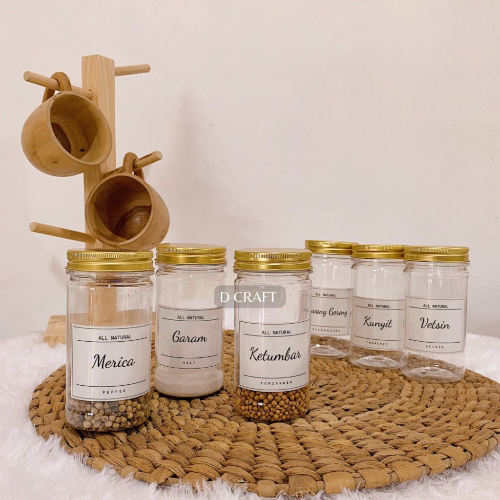 Tempat Bumbu Wadah Bumbu Dapur Plastik Aesthetic