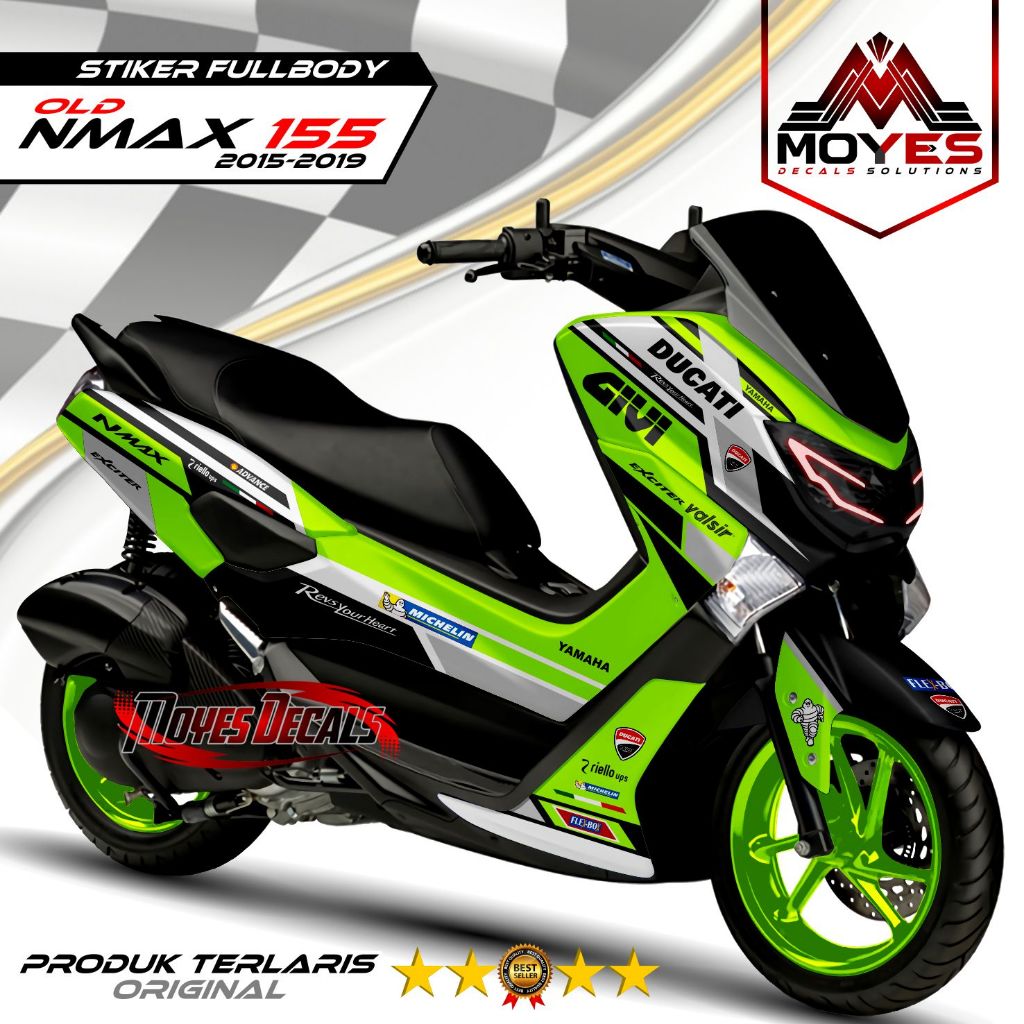 TERBARU Decal Nmax Old Fullbody Stiker Nmax Lama Fullbody Dekal Stiker Nmax Old Fullbody