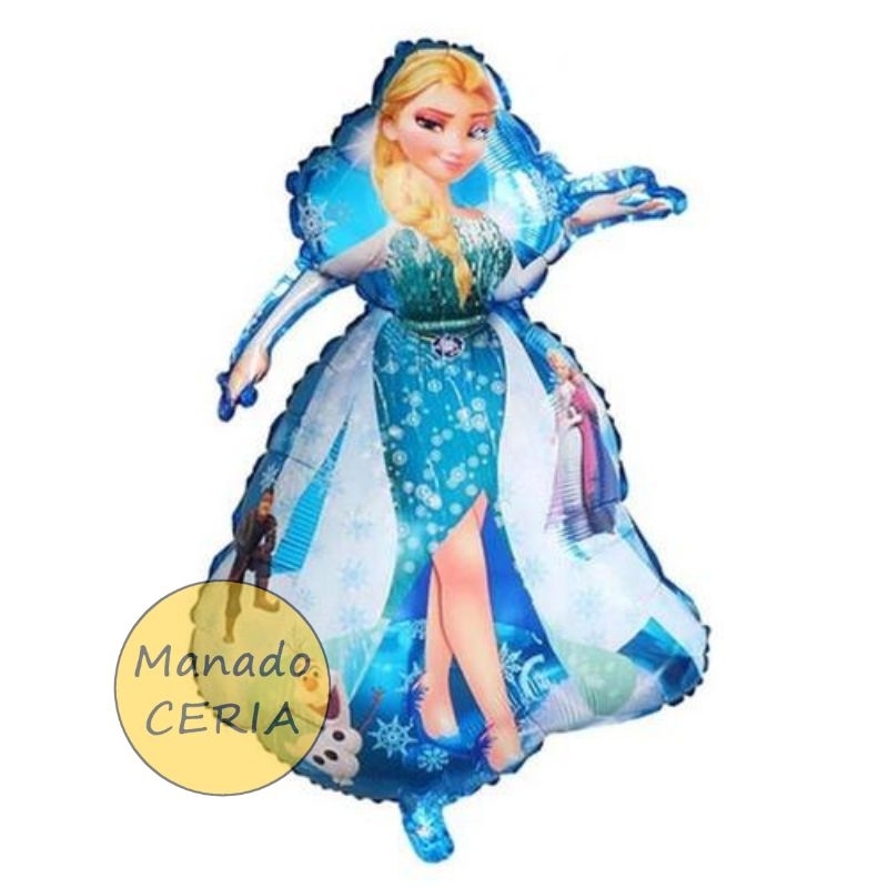 Balon Foil Frozen Elsa Jumbo / Balon Foil Karakter / Balon Elsa
