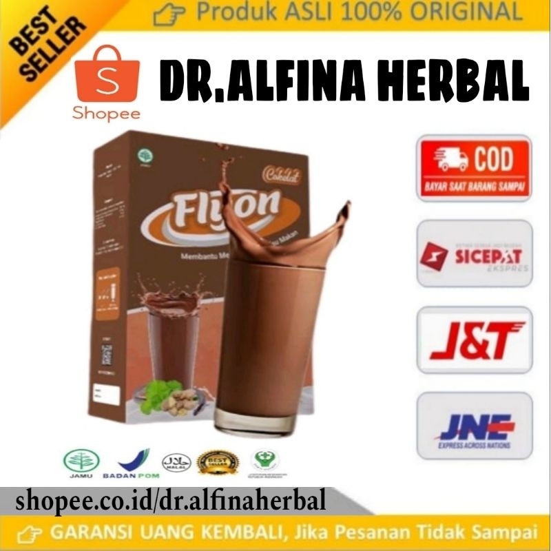 

Susu Flyon COKLAT Susu Penggemuk Badan Dan Penambah Nafsu Makan Original Vitamin