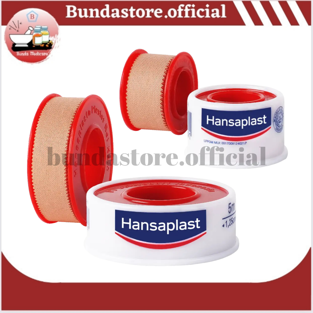 Hansaplast Kain Roll Plester [500 cm] Besar dan Roll Kecil [100cm]