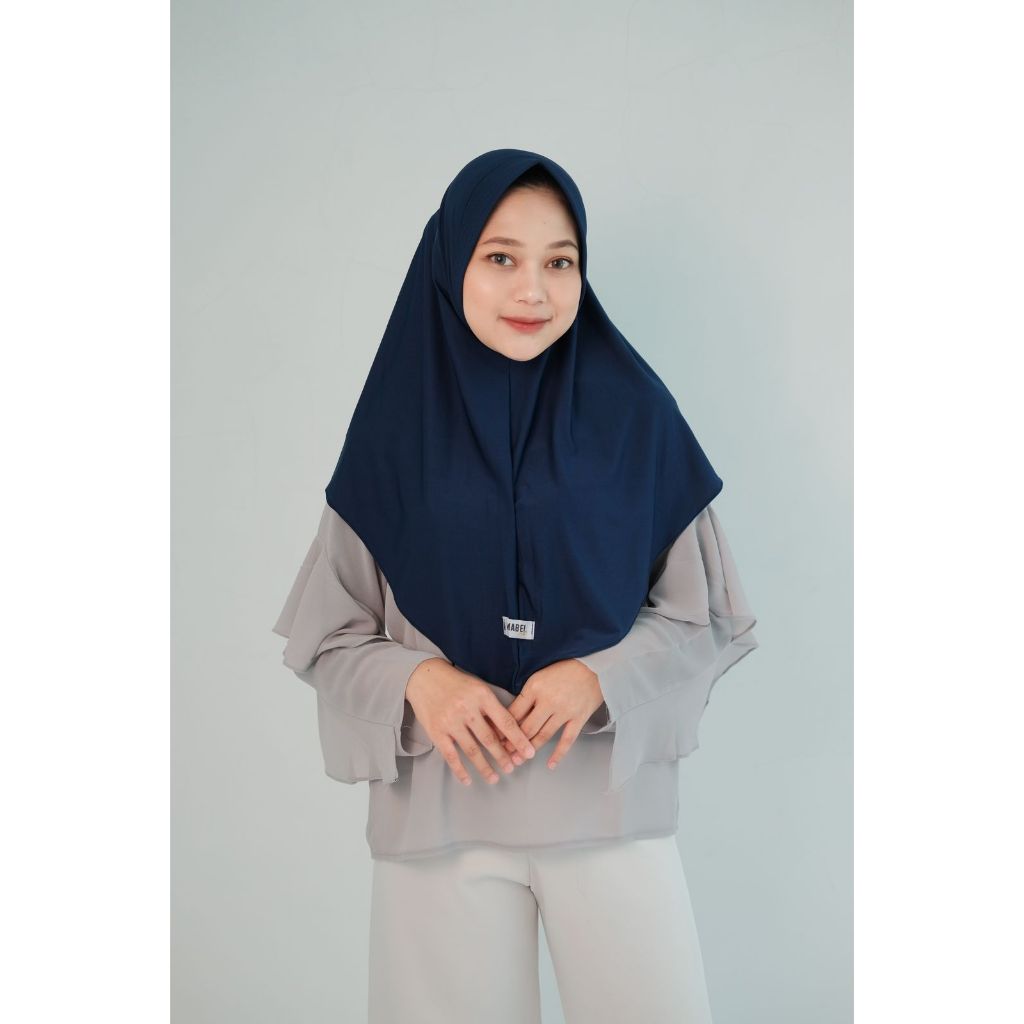 Kerudung Sport Hijab Bergo Instan All Size Ukuran M L Menutup Dada
