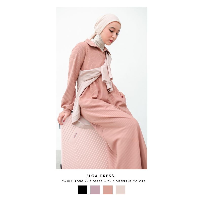 ZOYA gamis ELGA DRESS Wanita