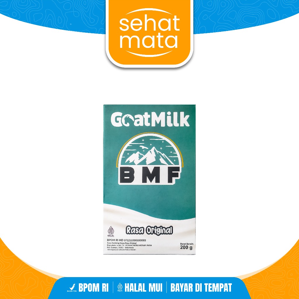 

BMF GOATMILK Susu Kambing Etawa Asli Rasa Original BPOM Isi 200 gram