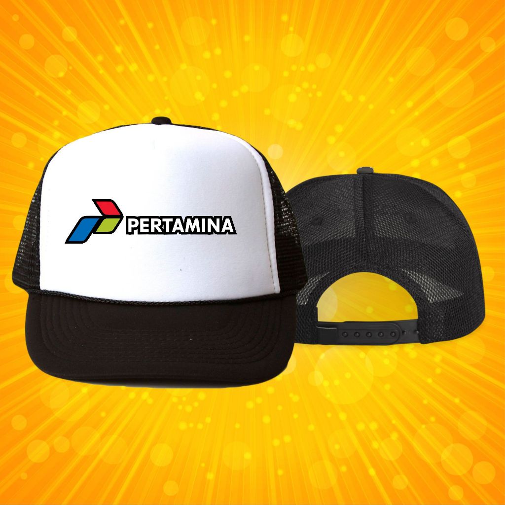 TOPI JARING LOGO PERTAMINA