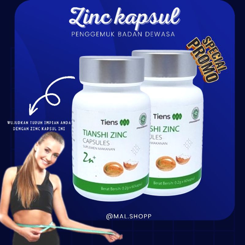 Zinc penggemuk badan BPOM dan obat penggemuk badan permanen