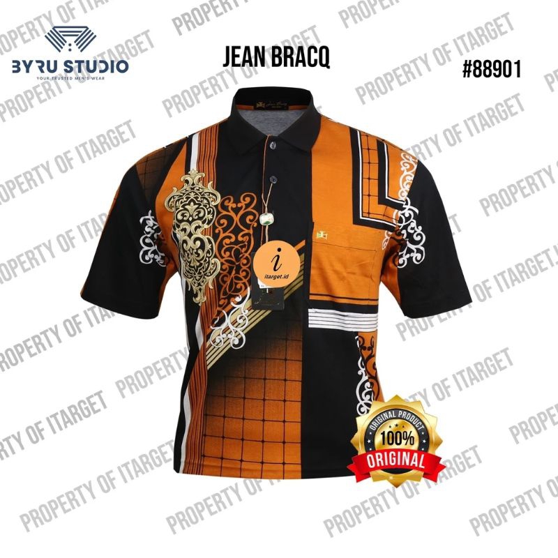 Kaos pria Jean Bracq K06 / kemeja berkerah pria / kaos berkerah bapak bapak / kemeja bapak bapak