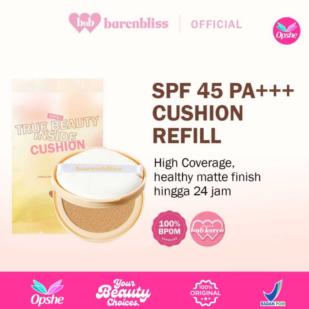 BNB barenbliss Korean Bloomatte True Beauty Inside Cushion Refill