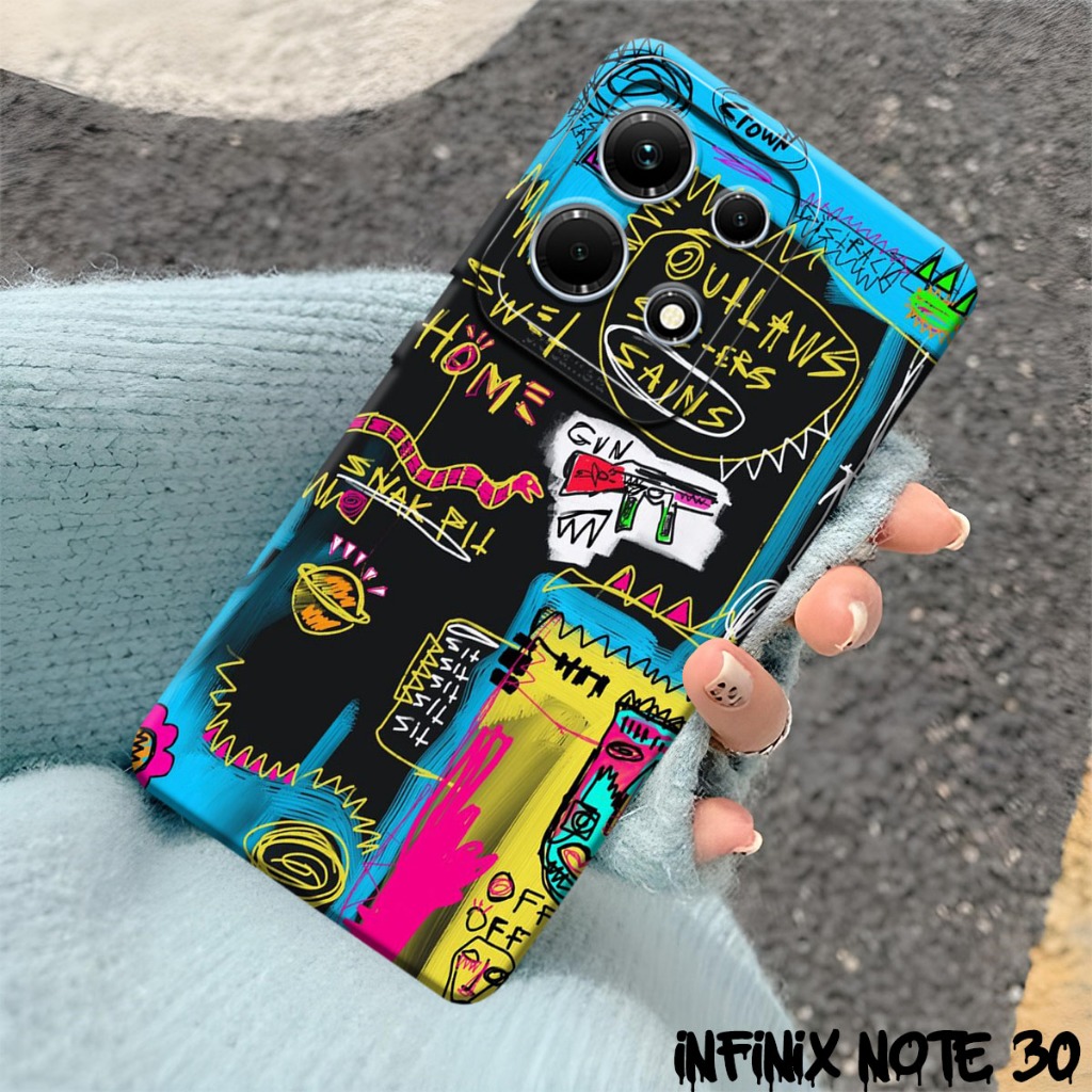Caricase Casing INFINIX NOTE 30 Fashion Abstrack Softcase Casing & Cover Hp Case Murah 121