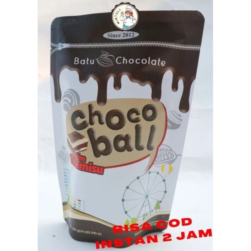 

CAMILAN COKELAT CHOCO BALL TIRAMISU 120 GRAM SNACK ENAK MURAH OLEH-OLEH KHAS BATU MALANG