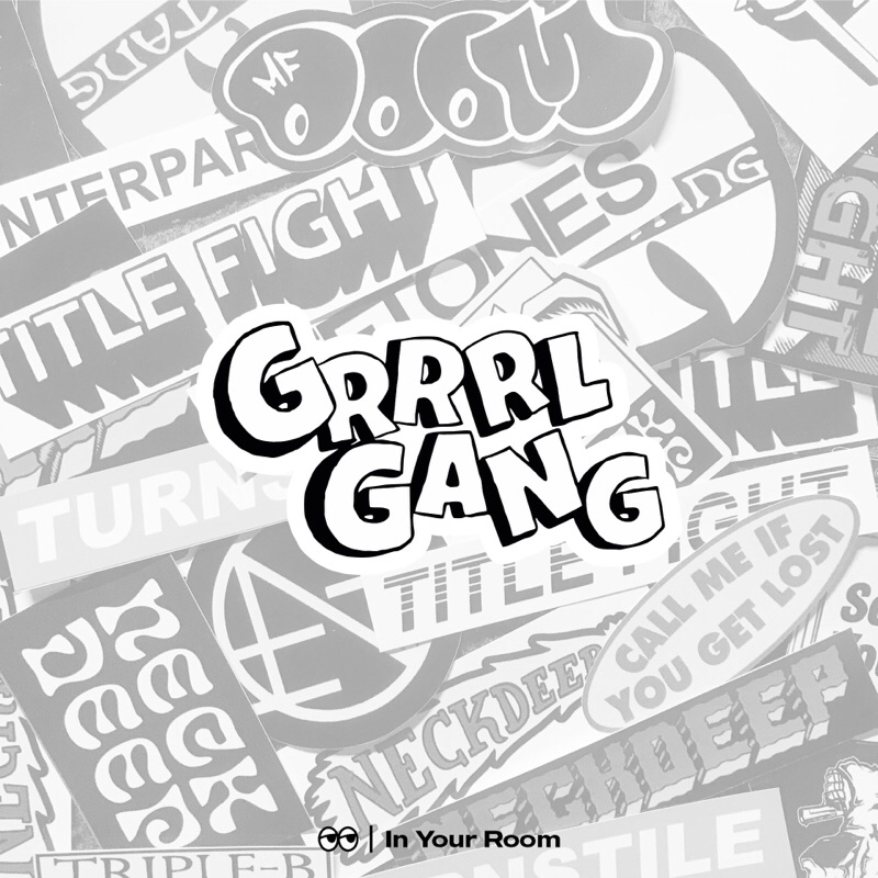 

STICKER BAND GRRRL GANG | BAHAN GRAFTAC