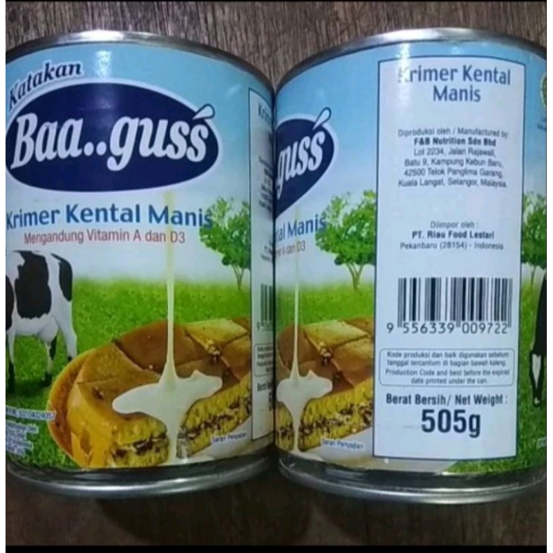 

SUSU CAP BAGUS 505 GRAM ( SKM) / SUSU KENTAL MANIS