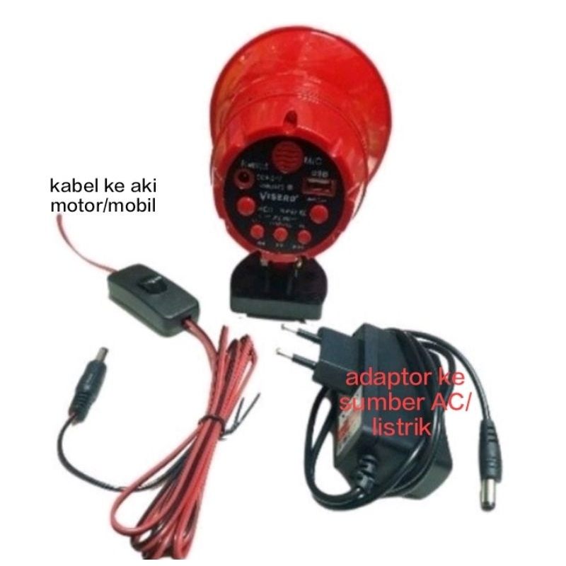 speaker jualan keliling, speaker toa, speaker bluetooth, speaker pedagang keliling Visero VAM 11