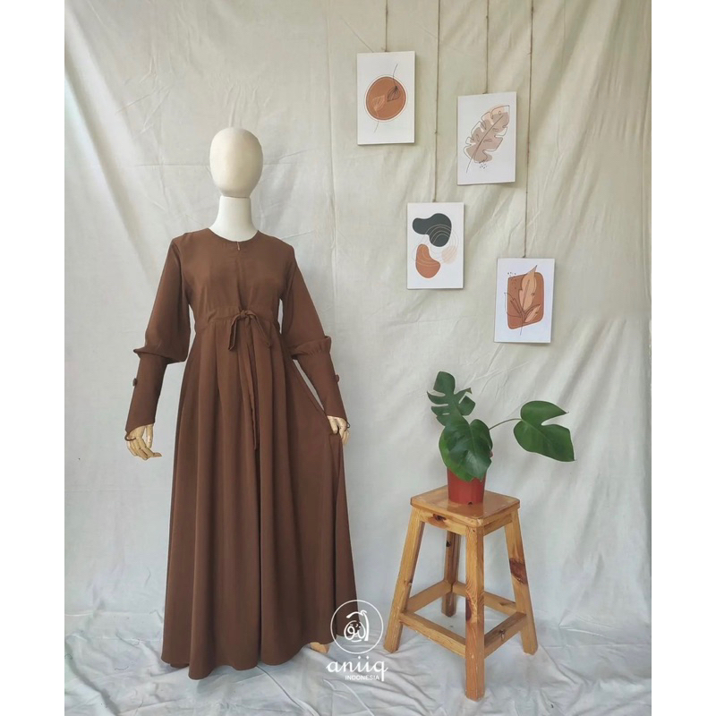 SALE Gamis ogura sultan caramel by aniiq.id