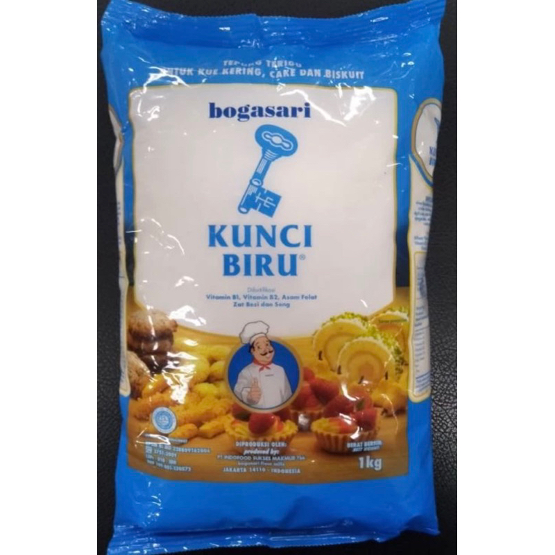 

Tepung terigu kunci biru1kg