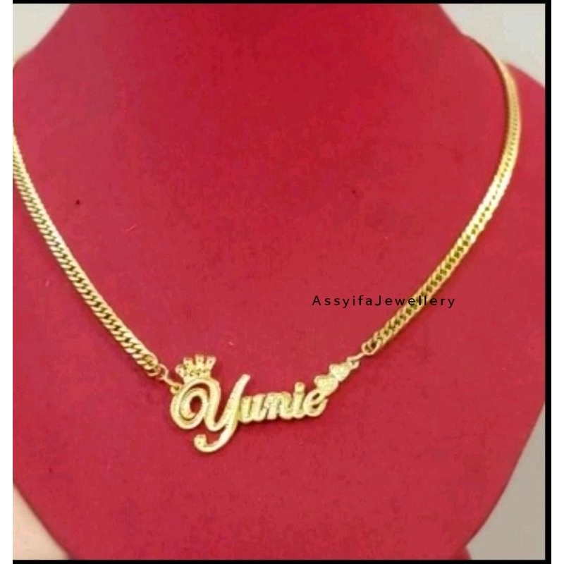 Kalung Ukir Nama/ COD Kalung Ukir Nama