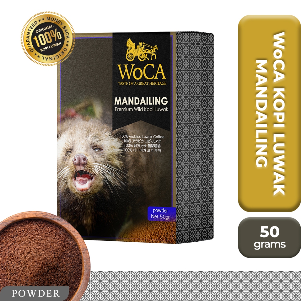 

WoCA Kopi Luwak Mandailing 50 gram powder