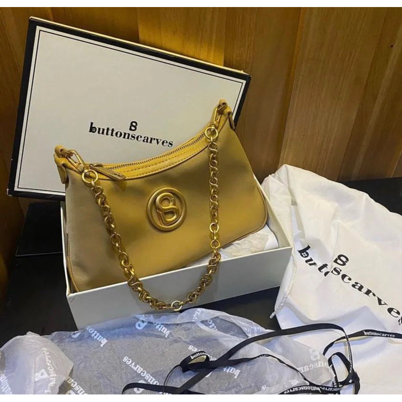 Luana Bag Buttonscarves Peanut PRELOVED