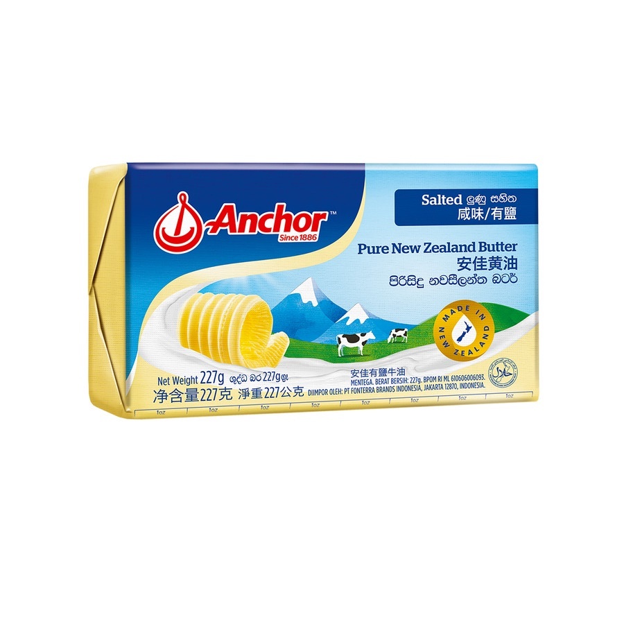 

Pure New Zealand Salted Butter Anchor 227gr - Gosend Only!!!