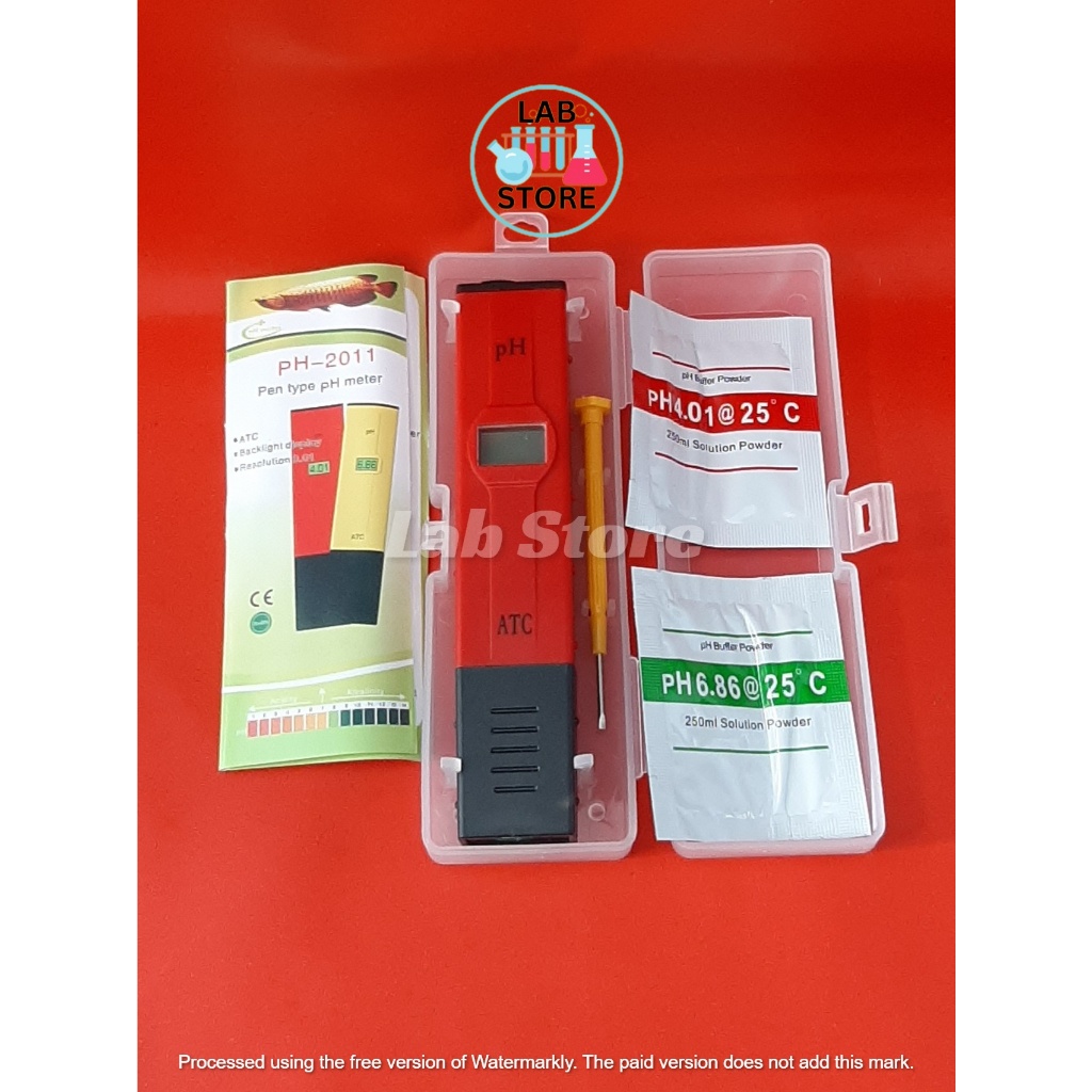 Ph Meter / Alat Ph Meter Air Digital + BOX / Alat Ukur Keasaman Air - Hidroponik, Kolam, Tambak