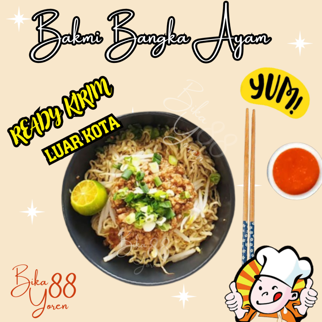 

Mie Ayam Mentah Sedap Goreng Kering Makanan Instan Halal Enak Dan Murah Frozen Food By Bakmi Bangka Ayam Jojo 88 Official