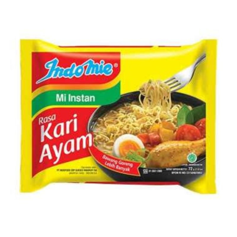 

MIE GORENG INDOMIE DAN MI KARI INDOMIE PER 10PCS