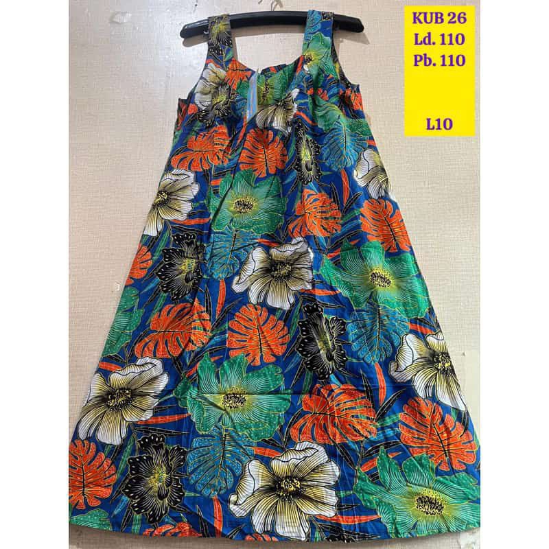 Dress Tanpa Lengan Daster Tanpa Lengan Jumbo Daster Singlet Wanita Jumbo Murah Daster Kutung Jumbo D