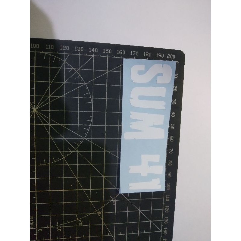 

cutting stiker sum 41