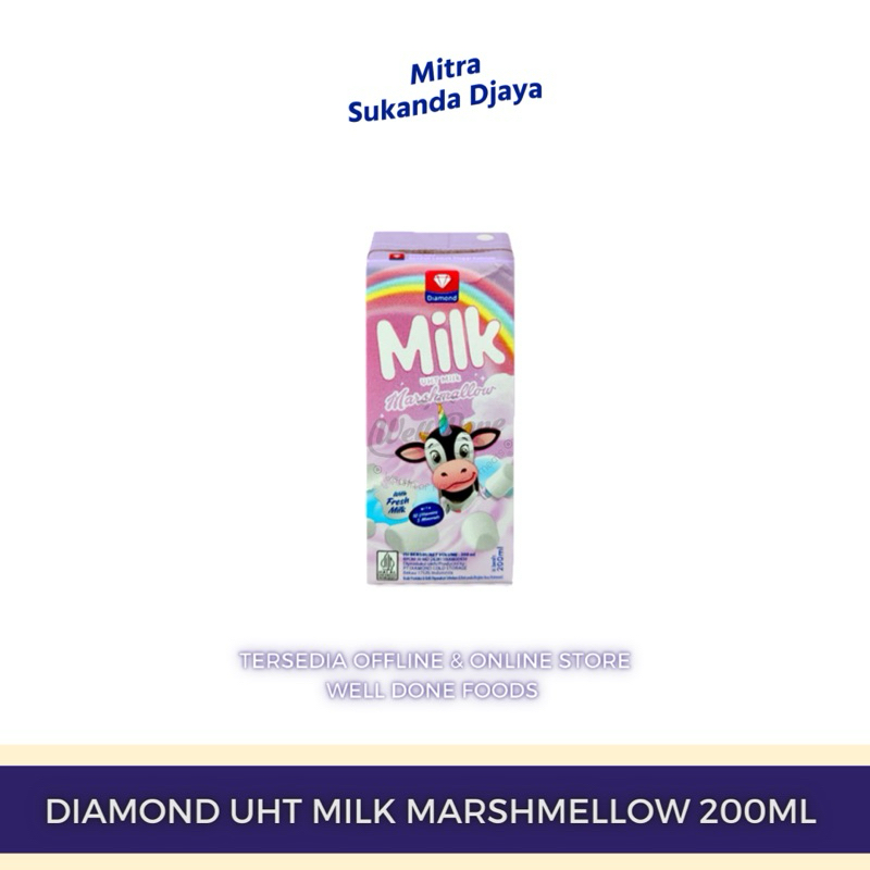 

Diamond UHT Milk Marshmellow 200ml