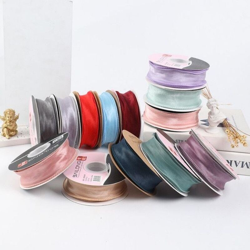

Fish Tail Korean Ribbon Premium Organza Pita Gelombang/ Kado Dekorasi Bunga Kue