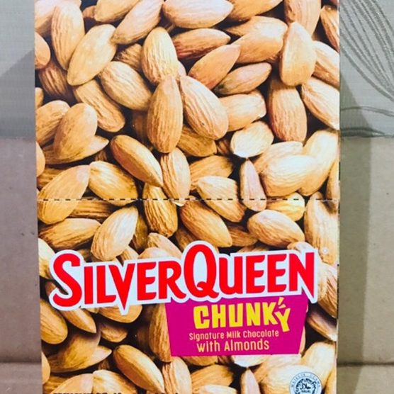 

JTWN8093 GROSIR Chunky Bar Silverqueen Kacang Almond 30gr isi 12pc