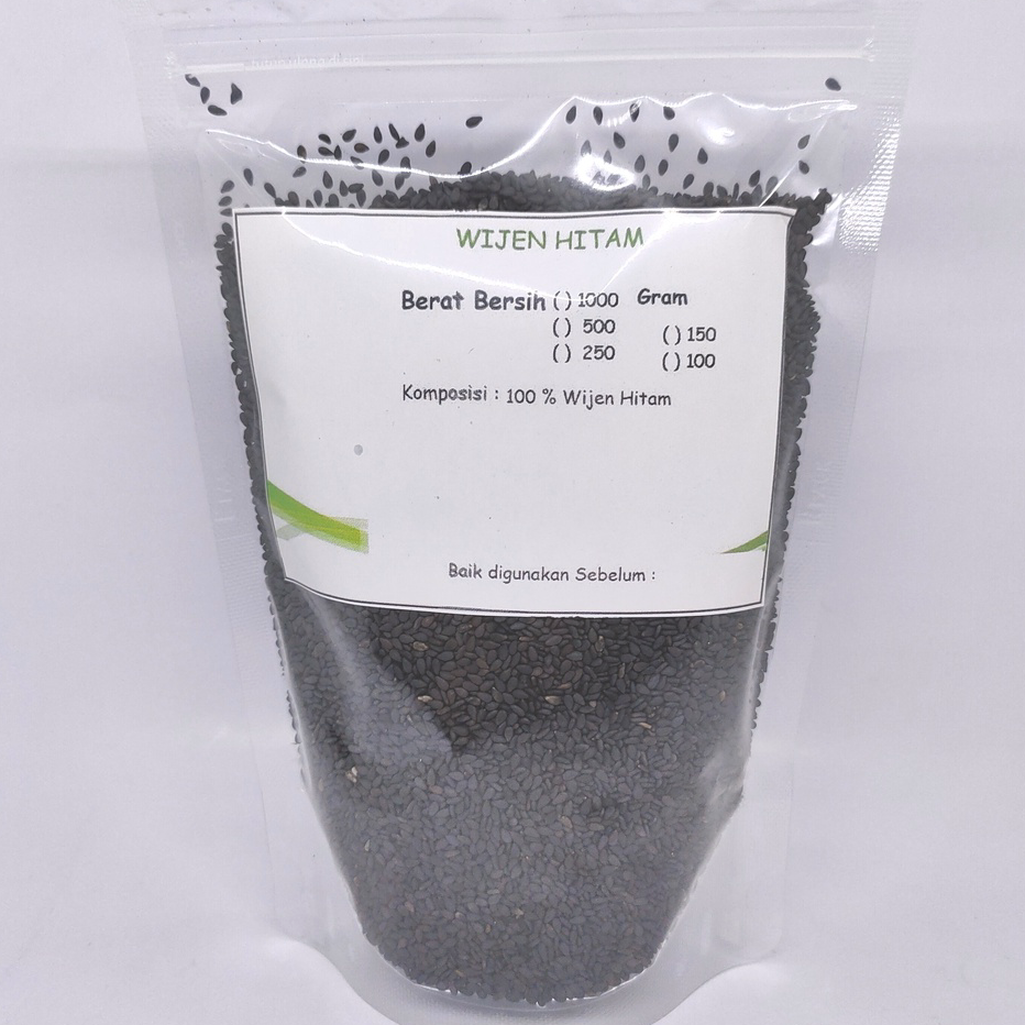 

GFJC0118 [PROMO MURAH!!!] 250gr Black Sesame Seeds - Wijen Hitam Mentah - Sumber Calcium yang Tinggi