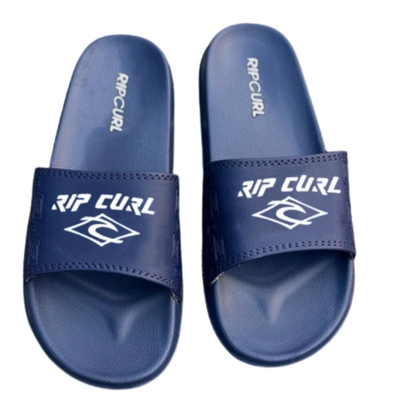 Sendal Phylon Biru Navy Ringan Lentur dan empuk lapis busa Sandal kekinian slide selop Sablon sendal distro slop paylon pylon pailon