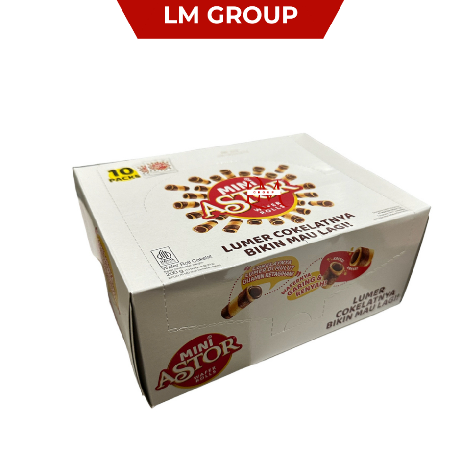 

HNFV5179 Terbaru Mini Astor Wafer Rolls 1 Pack Isi 10 pack @20gr