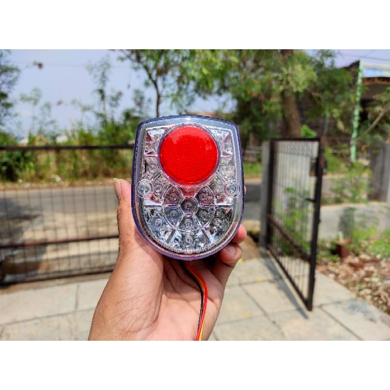 LAMPU REM BELAKANG C70 LED LAMPU BELAKANG HONDA C 70 LAMPU LED STOPLAMP C70 CLASSIC LED STOP LAMP HO