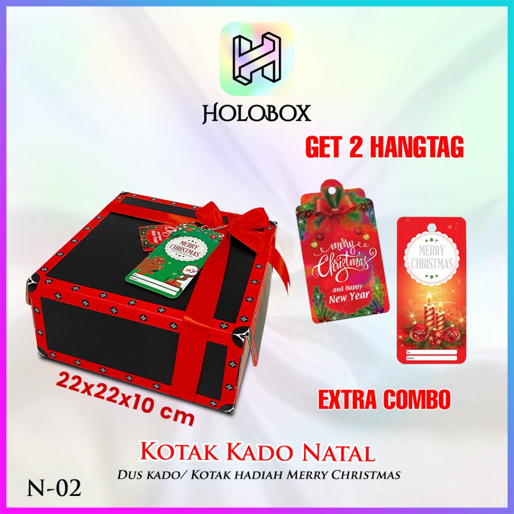 

Kotak Hadiah - Dus Kado Natal - Tempat Penyimpanan Hadiah Natal -N-02