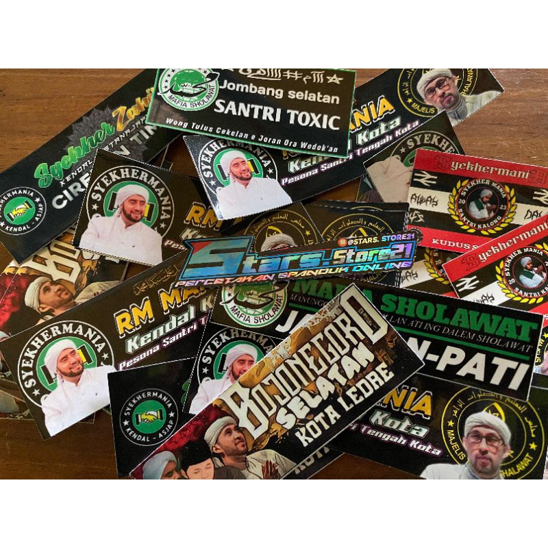 

Stiker majelis sholawat Indonesia Random (bisa custom)
