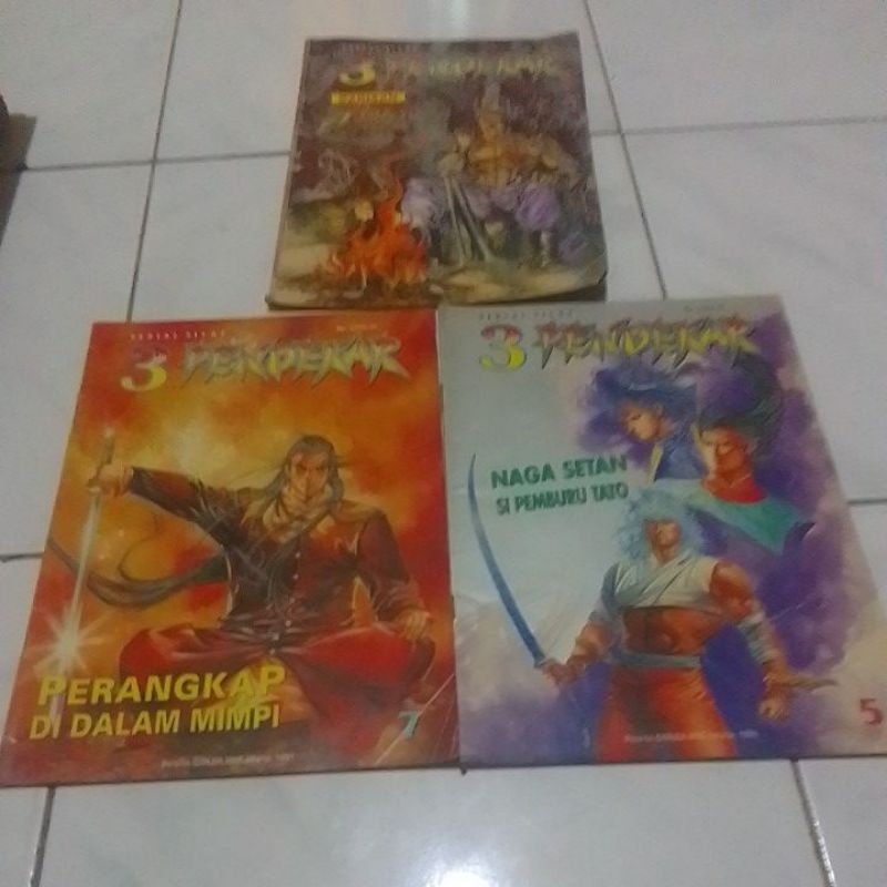 Komik 3 pendekar ( berwarna ) cabutan