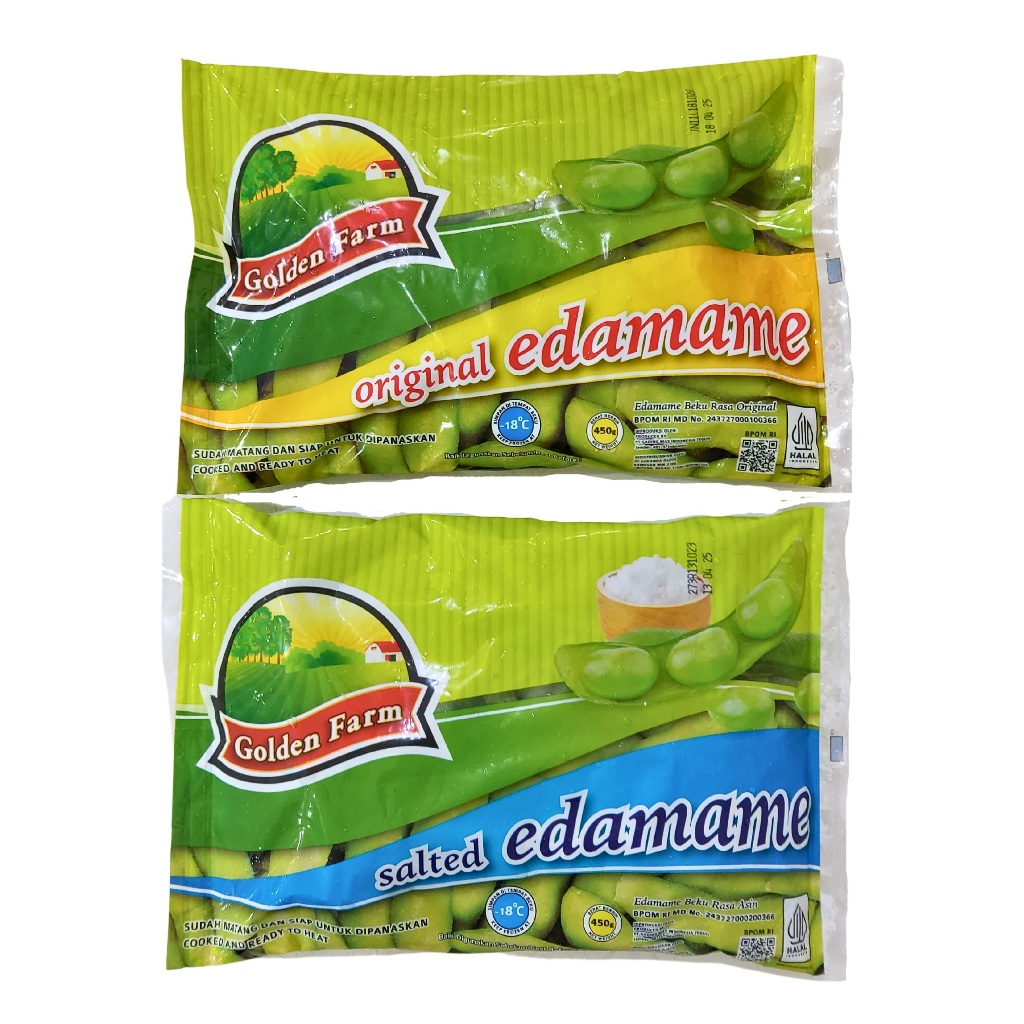

Golden Farm Edamame Original & Salted 450gr