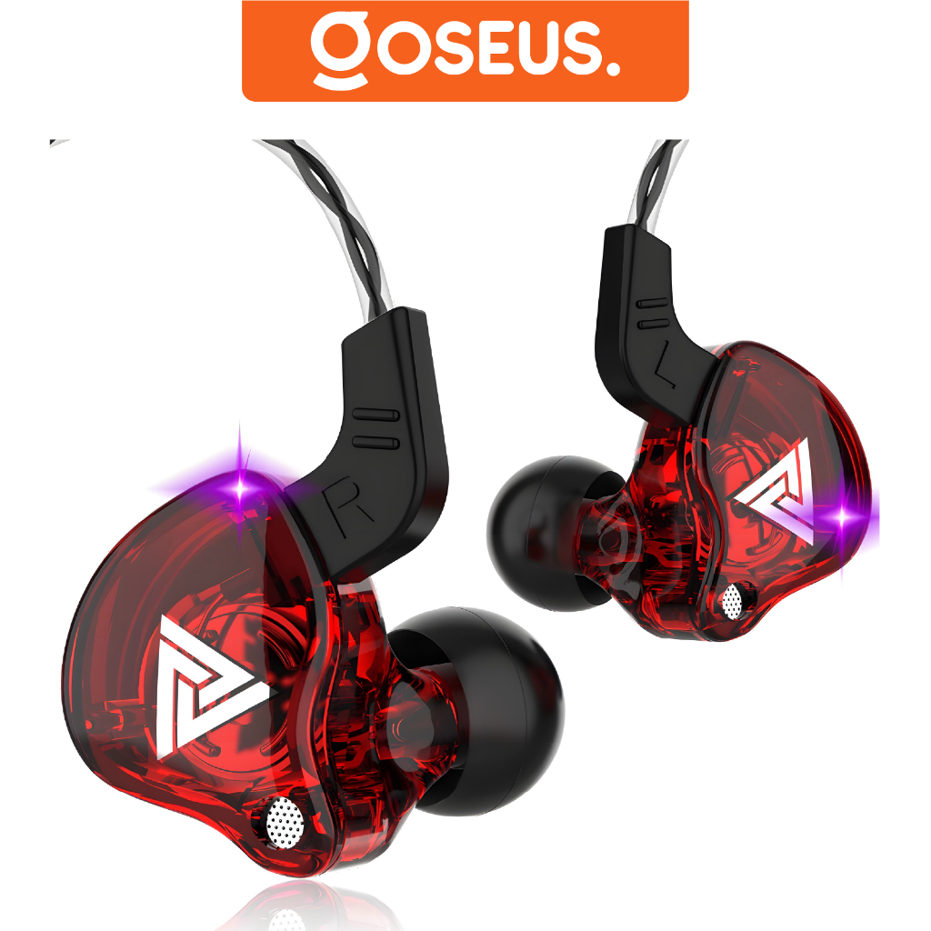QKZ AK6 Earphone Headset With Mic Original Gaming Extra Bass Sport Running AH065