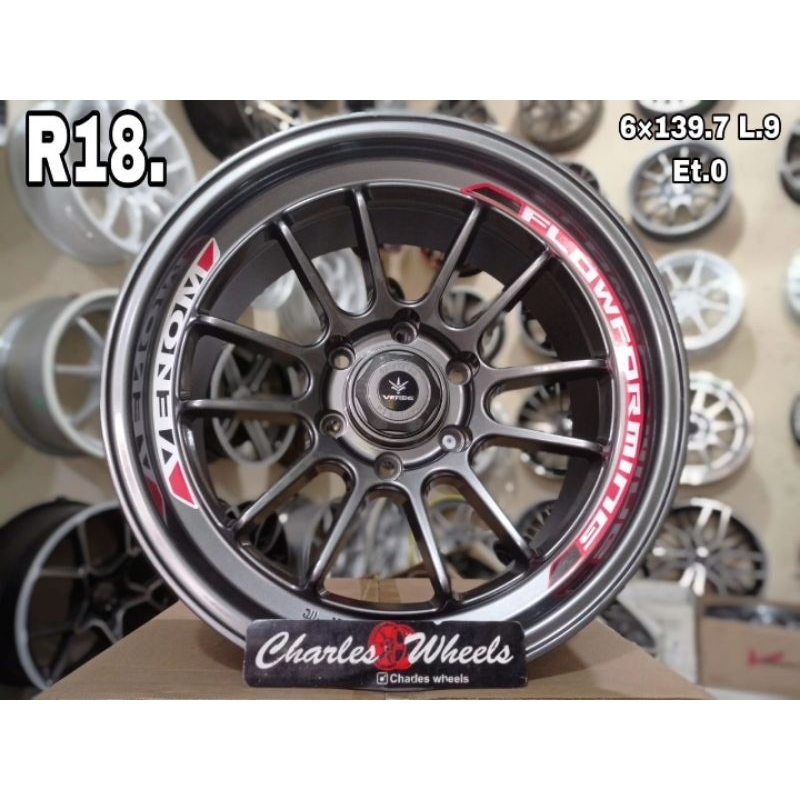 VELG BARU VENOM PAJERO/FORTUNER RING 18.