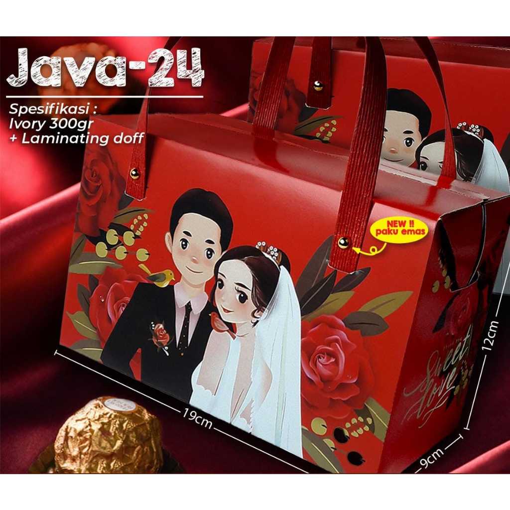 Box Java 24| Box Kue| Box Sangjit ( 1 Bal 24 Pcs )